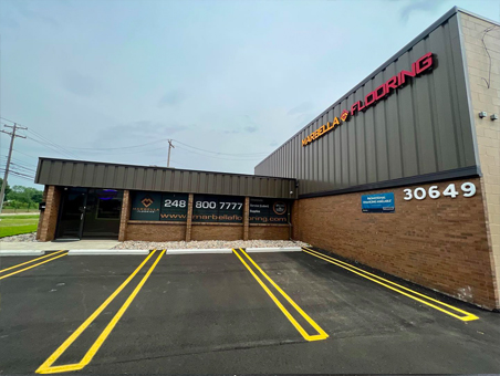 Marbella Flooring showroom in Livonia, Michigan